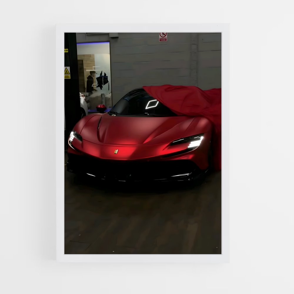 Poster La Ferrari Masquée (vue 3)
